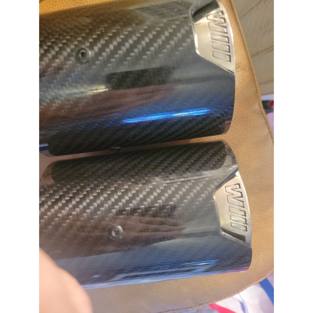 2 x Bmw Exhaust Tip Black F10 F11 F20 F21 F22 F23 F30 F31 F32 F33 M140i M135i